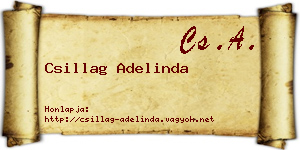 Csillag Adelinda névjegykártya